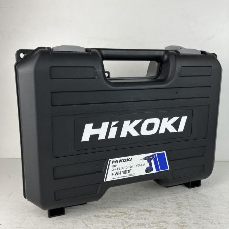 ЗЗ HiKOKI ハイコーキ 18v コードレスインパクトドライバ バッテリーx2 充電器 ケース付 FWH18DF バイオレット