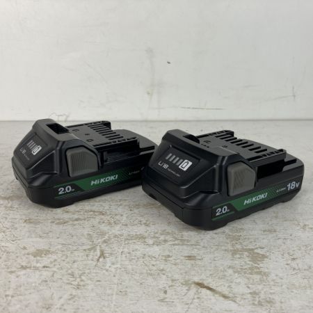 ЗЗ HiKOKI ハイコーキ 18v コードレスインパクトドライバ バッテリーx2 充電器 ケース付 FWH18DF バイオレット