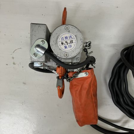 ЗЗ ZOJIRUSHI CORPORATION 象印 単相100v 200kg 揚程6m ホイスト チェーンブロック βS200kg