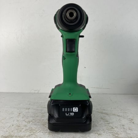 ЗЗ HiKOKI ハイコーキ 18v コードレスインパクトドライバ バッテリーx2 充電器 ケース付 WH18DD 2BG グリーン