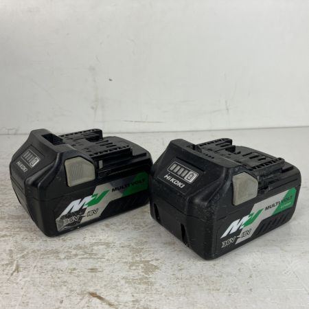 ЗЗ HiKOKI ハイコーキ 36v 165mm コードレス丸のこ バッテリーx2 ケース付 ※充電器無し C3606DA ブラック