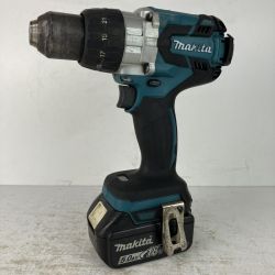 ЗЗ MAKITA マキタ 18v 充電式震動ドライバドリル バッテリーx1付 ※充電器無し HP481D ブルー Cランク