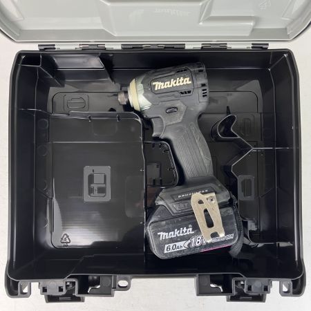 ЗЗ MAKITA マキタ 18v 充電式インパクトドライバ バッテリーx1 ケース付 ※充電器無し TD170D ブラック
