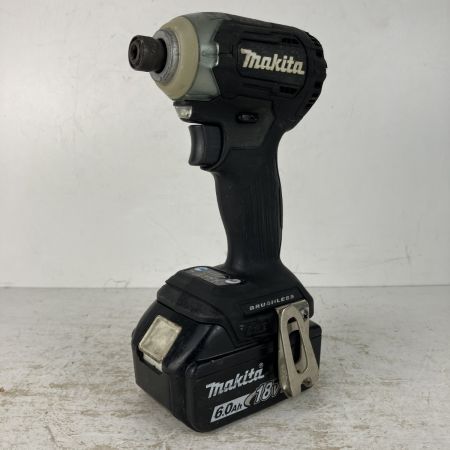 ЗЗ MAKITA マキタ 18v 充電式インパクトドライバ バッテリーx1 ケース付 ※充電器無し TD170D ブラック