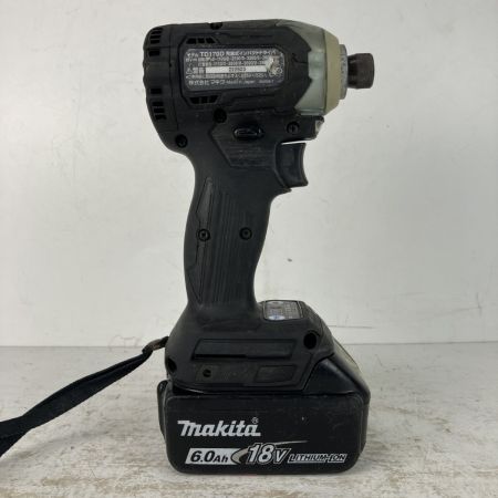 ЗЗ MAKITA マキタ 18v 充電式インパクトドライバ バッテリーx1 ケース付 ※充電器無し TD170D ブラック