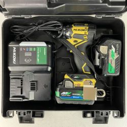 ЗЗ HiKOKI ハイコーキ 36v インパクトドライバ バッテリーx2 充電器 ケース付 WH36DC デザートイエロー Bランク