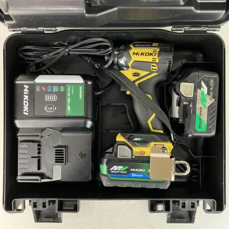 ЗЗ HiKOKI ハイコーキ 36v インパクトドライバ バッテリーx2 充電器 ケース付 WH36DC デザートイエロー