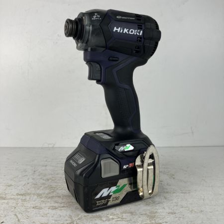 ЗЗ HiKOKI ハイコーキ 36v インパクトドライバ バッテリーx2 充電器 ケース付 WH36DC ディープオーシャンブルー