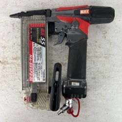 ЗЗ MAX マックス 55mm 高圧 スーパーフィニッシュネイラ HA-55SF2(D) ブラック×レッド Bランク