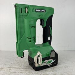 ЗЗ HiKOKI ハイコーキ 18v 13mm コードレスタッカ バッテリーx1付 ※充電器無し N18DSL グリーン Bランク