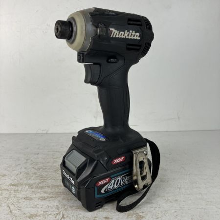 ЗЗ MAKITA マキタ 40v 充電式インパクトドライバ バッテリーx1付 ※充電器無し TD001G ブラック