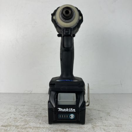 ЗЗ MAKITA マキタ 40v 充電式インパクトドライバ バッテリーx1付 ※充電器無し TD001G ブラック