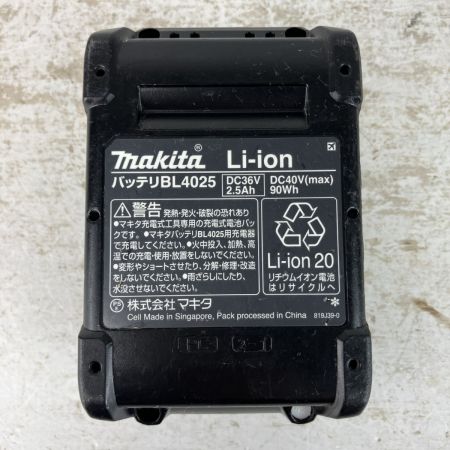 ЗЗ MAKITA マキタ 40v 充電式インパクトドライバ バッテリーx1付 ※充電器無し TD001G ブラック