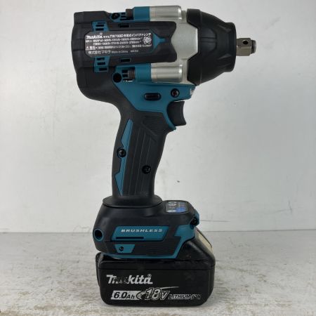 ЗЗ MAKITA マキタ 18v 12.7mm 充電式インパクトレンチ バッテリーx1付 ※充電器無し TW700D ブルー