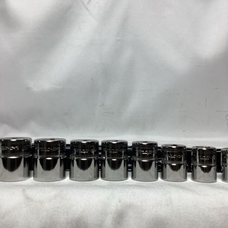 Snap-on スナップオン ソケット ケース付 8-19 使用感有 PAKTY231 シルバー