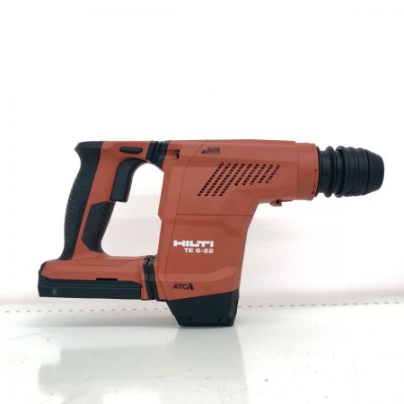 ДД Hilti ヒルティ ハンマドリル 充電器・充電池2個・ケース付 未使用品(S) TE6-22NURON  レッド｜中古｜なんでもリサイクルビッグバン