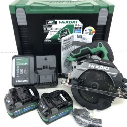 ДД HiKOKI ハイコーキ 電動工具 丸のこ 未使用品(S)　バッテリー２個　　充電器 C3606DB Sランク