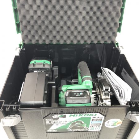 ДД HiKOKI ハイコーキ 電動工具 丸のこ 未使用品(S)　バッテリー２個　　充電器 C3606DB