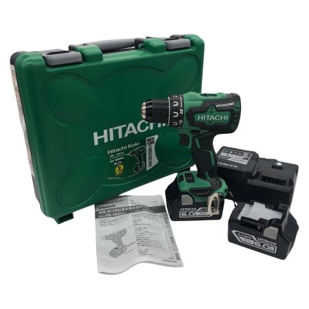 ДД HITACHI 日立 18v 充電式ドライバドリル 充電器・充電池2個(6.0Ah)・ケース付き DS18DBSL