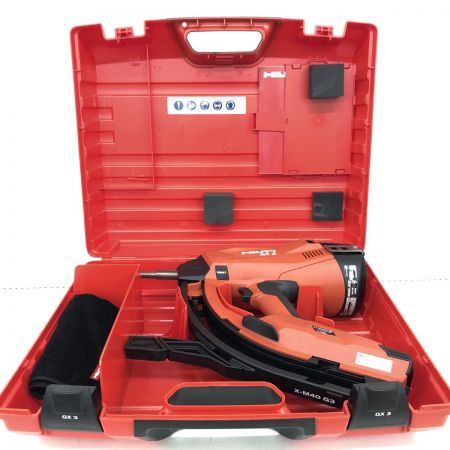ДД Hilti ヒルティ ガス式鋲打機　ケース付 GX3 レッド