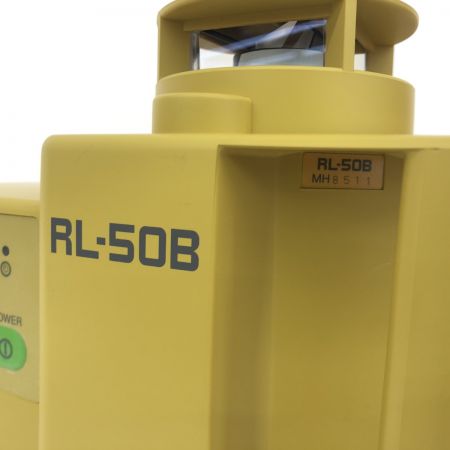 ДД TOPCON レーザーレベラー未使用品(S) 受光器 乾電池 ケース付 MH8511 SN8535 RL-50B イエロー
