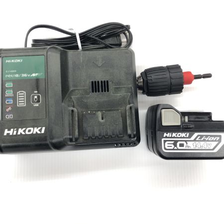 ДД HiKOKI ハイコーキ  コーナーインパクトドライバ　程度A 充電器・充電池1個・ケース付 コードレス式 14.4v JD00018 WH14DCL ブラック