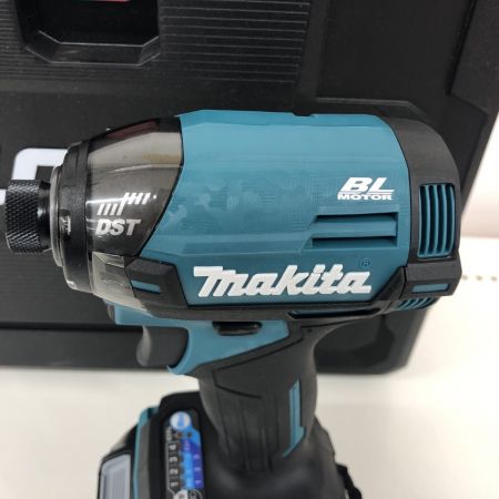 ДД MAKITA マキタ インパクトドライバ   未使用品(S) 充電器・充電池2個・ケース付 コードレス式 40v  TD002G ネイビー