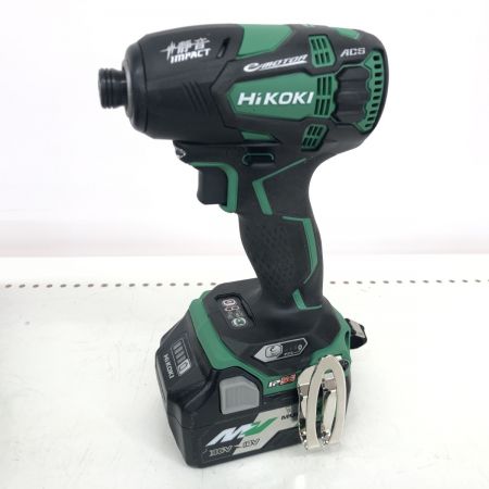 ДД HiKOKI ハイコーキ  インパクトドライバ未使用品(S) 充電器・充電池2個・ケース付 コードレス式 18v WHP18DBL