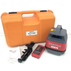 ДД PENTAX ペンタックス レーザーレベラー 受光機・ケース付 877020 PLP-60A レッド Aランク