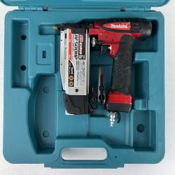 ЗЗ MAKITA マキタ 50mm 高圧 ピンタッカ ケース付 ※新品ピストン交換済み AF500HP レッド Cランク