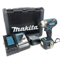 ДД MAKITA マキタ  インパクトドライバ 充電器・充電池2個・ケース付 コードレス式 14.4v 145876 TD133D グリーン Bランク