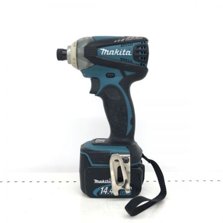 ДД MAKITA マキタ  インパクトドライバ 充電器・充電池2個・ケース付 コードレス式 14.4v 145876 TD133D グリーン