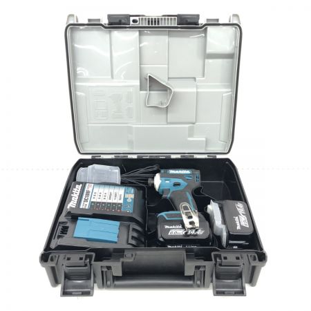 ДД MAKITA マキタ インパクトドライバ 充電器・充電池2個・ケース付 コードレス式 14.4v TD162D グリーン