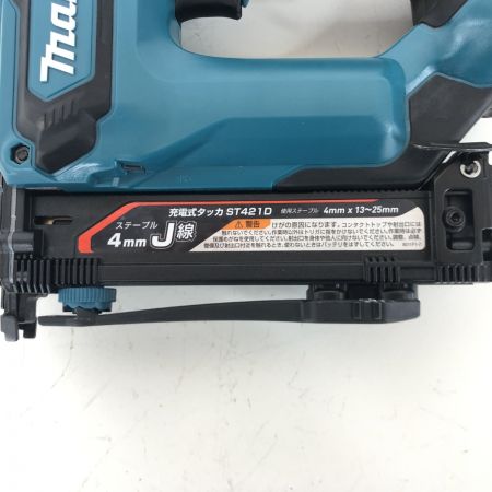 ДД MAKITA マキタ  電動タッカ 　程度A ケース付 コードレス式 18v 13㎜～25㎜ ST421D