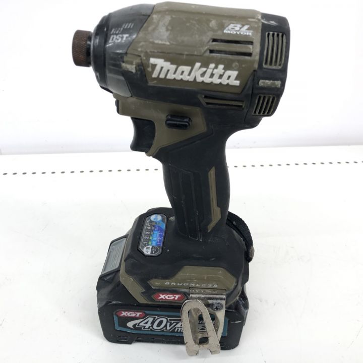 ДД MAKITA マキタ インパクトドライバ オリーブ 程度BC コードレス式 40vバッテリー付き TD002G オリーブ ｜中古｜なんでもリサイクルビッグバン