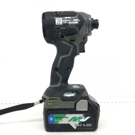 ДД HiKOKI ハイコーキ インパクトドライバ充電器・充電池2個・ケース付 コードレス式 36v WH36DC グリーン