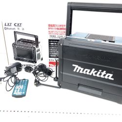 ДД MAKITA マキタ 充電式ラジオ付テレビ 程度A アダプター・アンテナケーブル・箱付 コードレス式 12v 2020年製 TV100 ブルー Aランク
