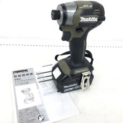 ДД MAKITA マキタ インパクトドライバ  未使用品(S) 充電池1個付 コードレス式 18v TD173D オリーブ Sランク