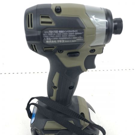 ДД MAKITA マキタ インパクトドライバ  未使用品(S) 充電池1個付 コードレス式 18v TD173D オリーブ
