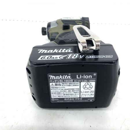 ДД MAKITA マキタ インパクトドライバ  未使用品(S) 充電池1個付 コードレス式 18v TD173D オリーブ