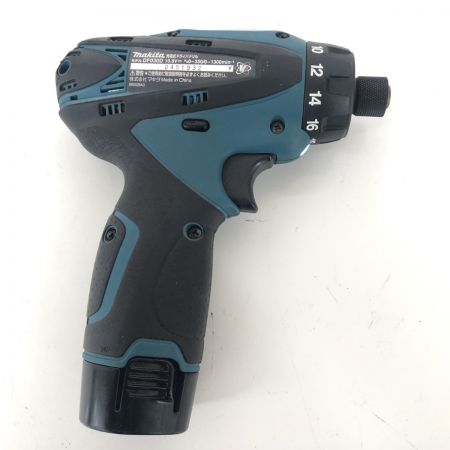 ДД MAKITA マキタ ドライバドリル  充電器・充電池2個・ケース付 DF030D グリーン