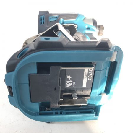 ДД MAKITA マキタ インパクトドライバ   未使用品(S) 本体のみ コードレス式 18v TD173D ブルー