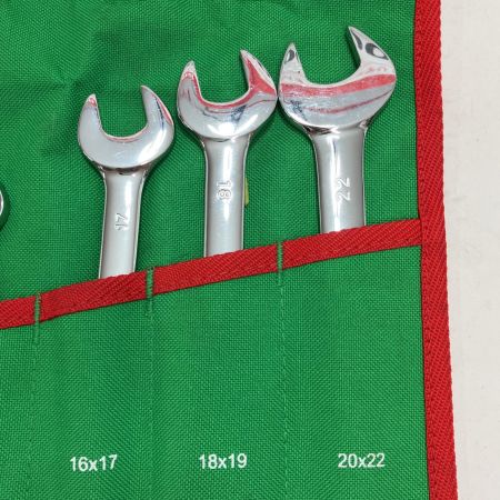 TOPTUL ダブルオープンエンドレンチセット 8本セット