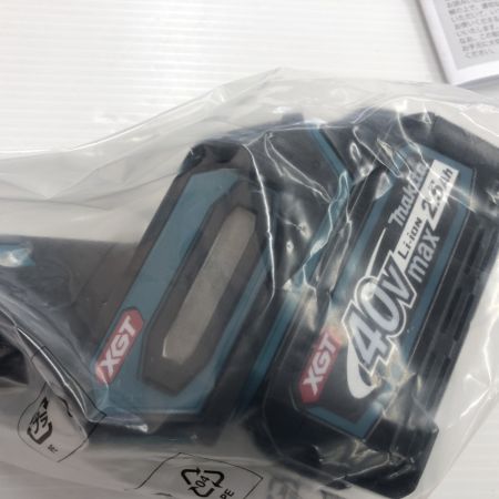 ДД MAKITA マキタ 未使用品(S) 充電器・充電池2個・ケース付 100mm 40v 2024年製  GA001G ブルー