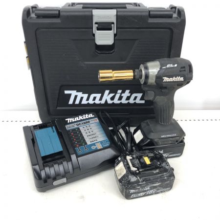 ДД MAKITA マキタ インパクトドライバ 程度B 充電器・充電池2個・ケース付 コードレス式 18v  TD173DRGXB