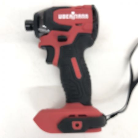 ДД UBERMANN インパクトドライバ   程度A 充電器・充電池2個・ケース付 コードレス式 18v  UB18VIDBLBFS レッド