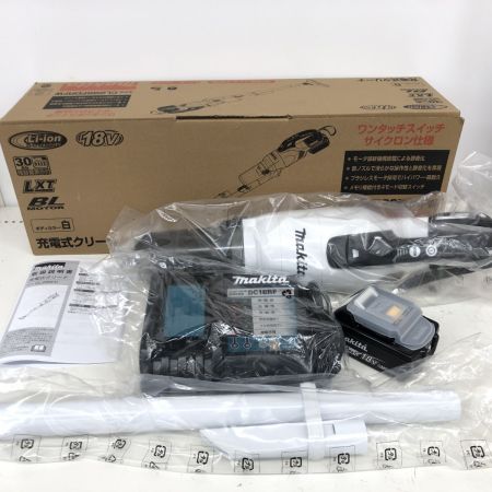 ДД MAKITA マキタ クリーナー 未使用品(S) 充電器・充電池1個付 コードレス式 18v CL286FDRFW ホワイト