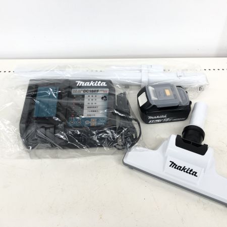 ДД MAKITA マキタ クリーナー 未使用品(S) 充電器・充電池1個付 コードレス式 18v CL286FDRFW ホワイト