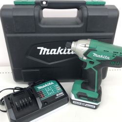 ДД MAKITA マキタ インパクトドライバ 充電器・充電池1個・ケース付 14.4v M695D グリーン Bランク