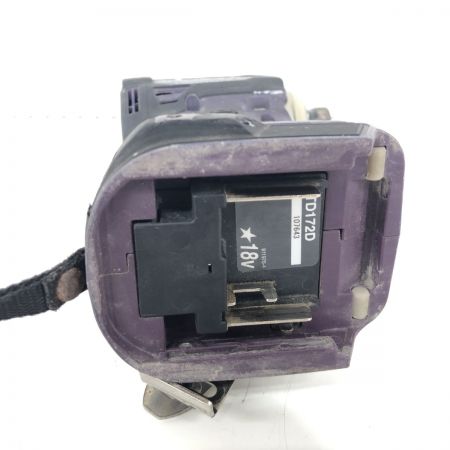 ДД MAKITA マキタ インパクトドライバ 程度C 本体のみ コードレス式 18v  TD172D オーセンティックパープル